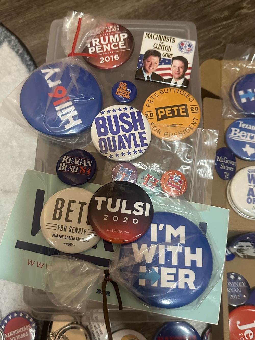 Authentic Campaign Button Collection - Picture 3 of 4
